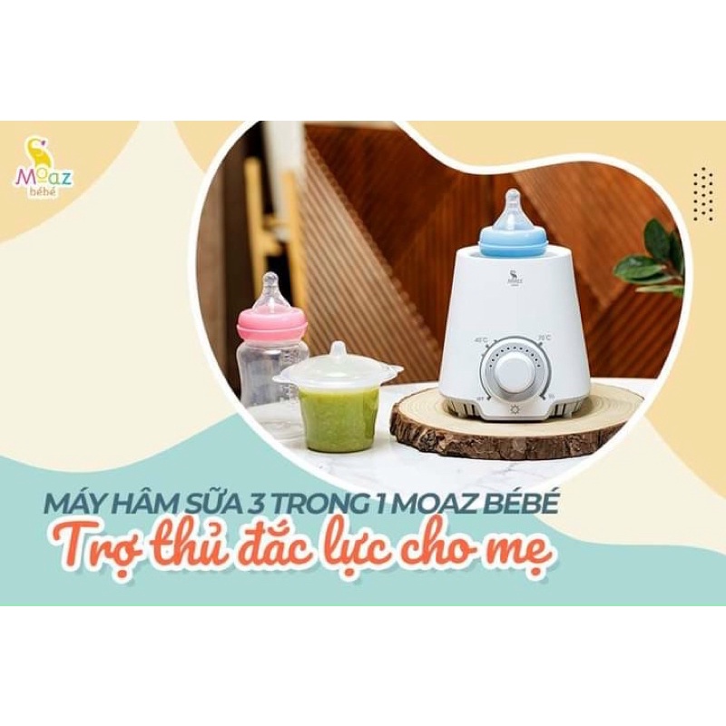Máy Hâm Sữa 3in1 Moaz Bebe MB039