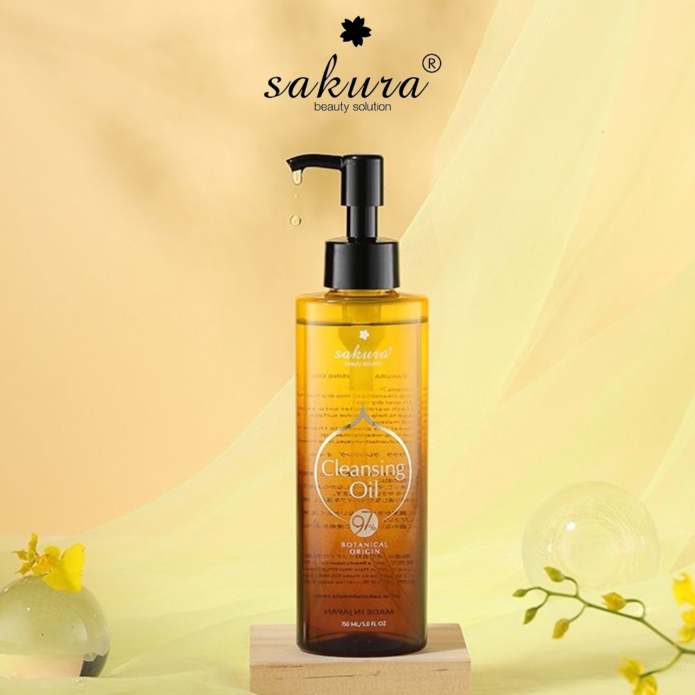 Dầu tẩy trang Sakura Cleansing Oil làm sạch dịu nhẹ an toàn cho da 150ml