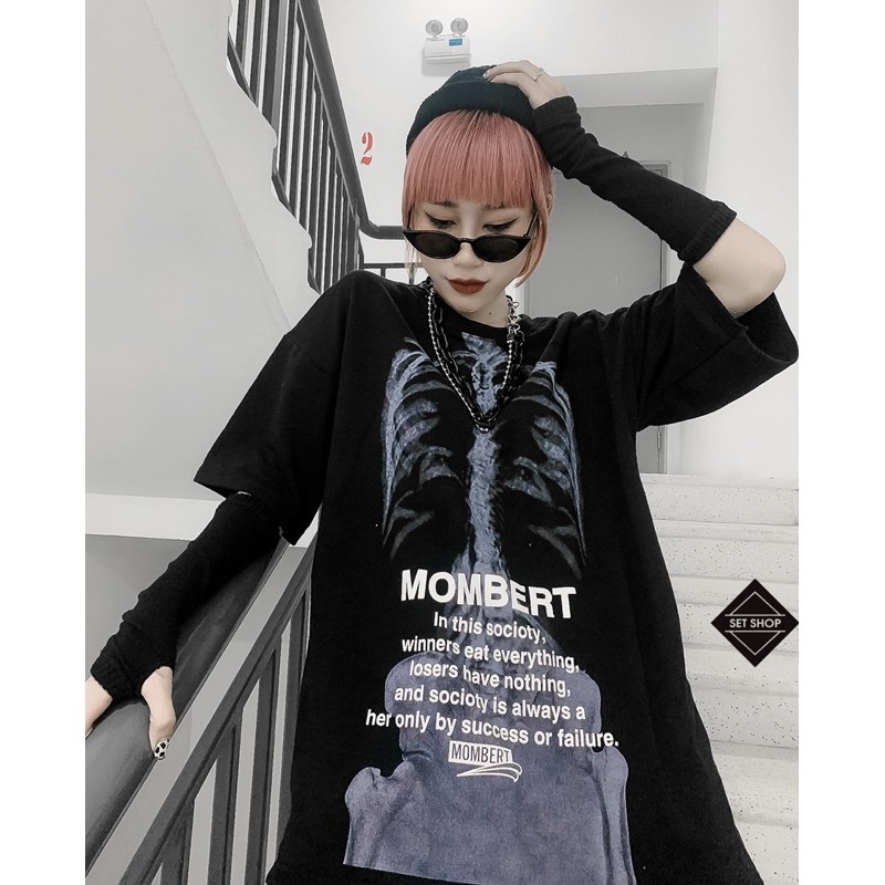 Áo pull hoạ tiết xương MOMBERT