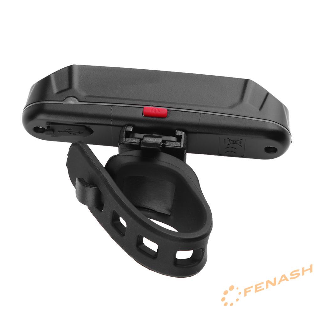 FE USB Rechargeable 100LM LED Bicycle Rear Taillight Waterproof Warning Lamp