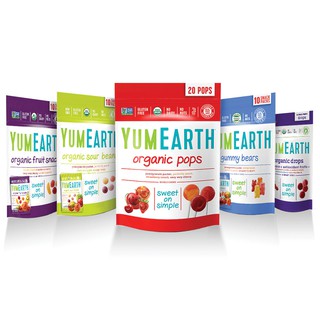 Kẹo mút hữu cơ Yumearth Organic Pops / Kẹo dẻo hữu cơ hương trái cây