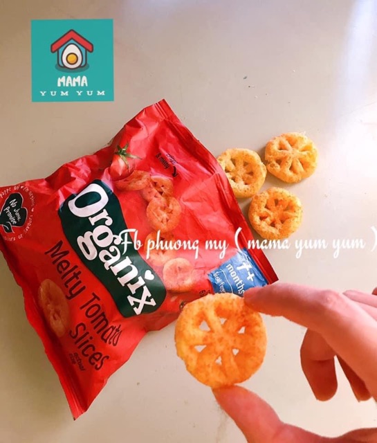 Date 3,6,9/22 Bánh ăn dặm snack Organix cho bé từ 6,7,10,12 tháng UK