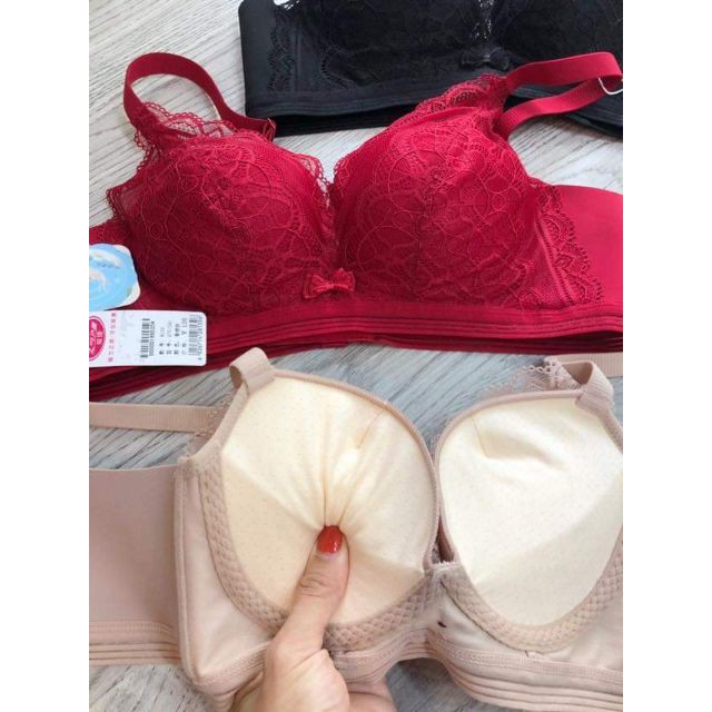 (8139)Áo lot ren đem cotton