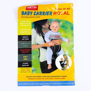 Địu em bé Baby Carrier Royal