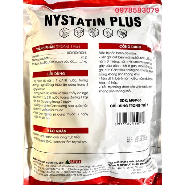 Nistatin Nấm dieu, nấm phoi, nấm -mieng, nam tieu- hoá