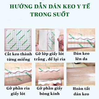 keo dán ngực y tế trong suốt