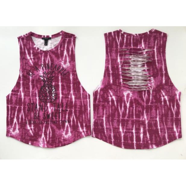 [Mã FASHIONT4WA2 giảm 10K đơn 50K] Áo tank top form rộng - F21