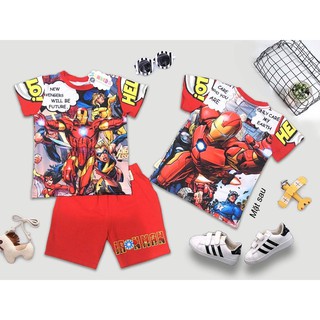 Quần áo trẻ em siêu nhân Người Sắt Iron Man truyện tranh