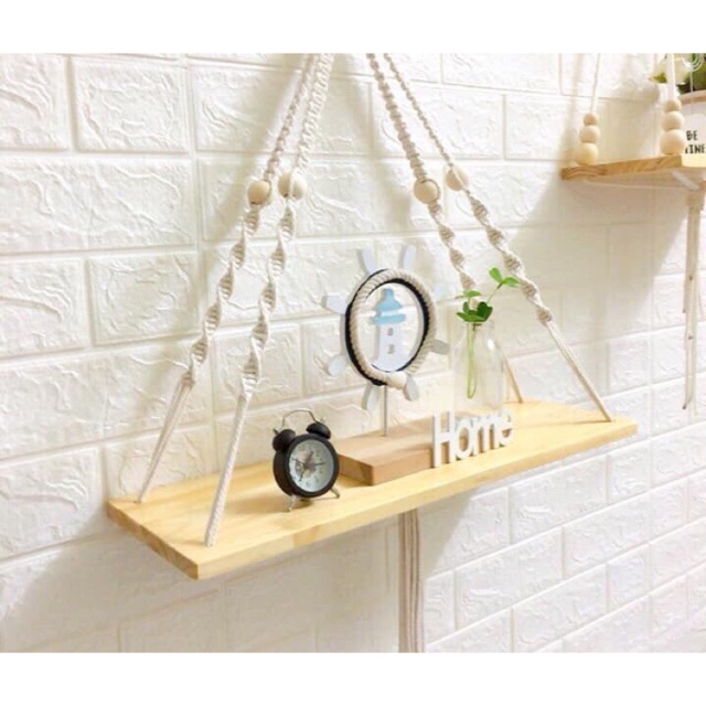 Dây macrame treo giá trang trí