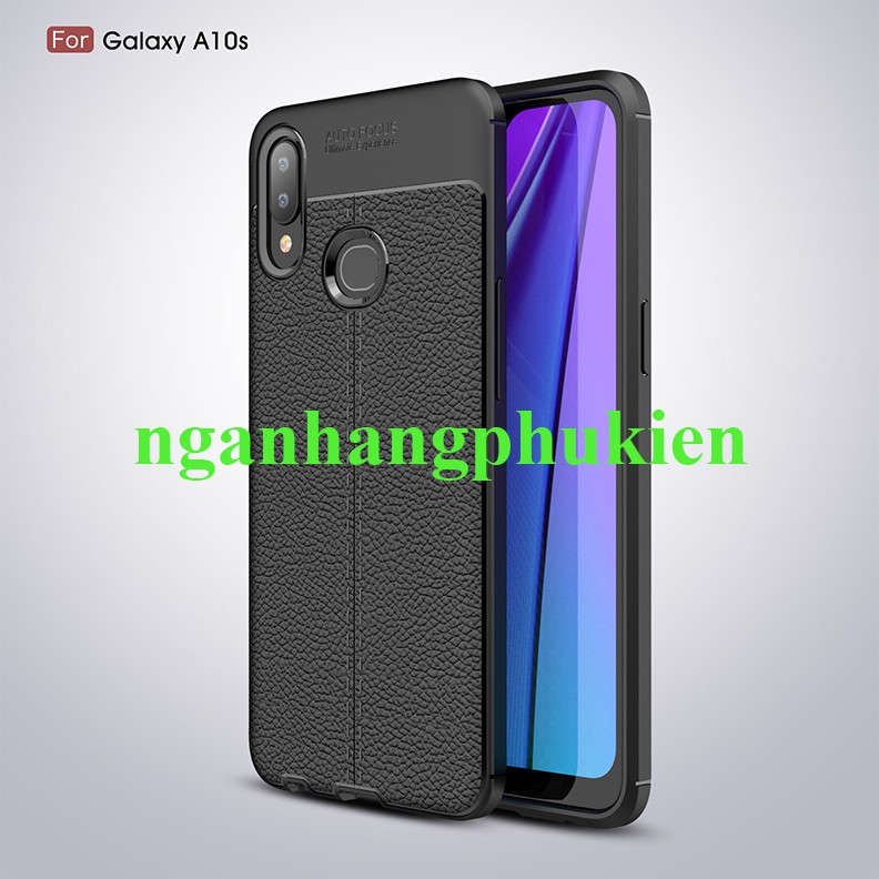 Ốp lưng Samsung Galaxy A10s dẻo giả da Auto Focus chống bám vân tay Chưa Có Đánh Giá