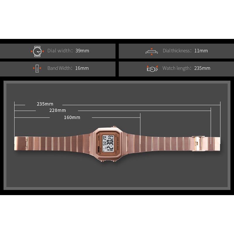 Đồng Hồ Điện Tử SKMEI 1377 Chống Thấm Nước Cho Nam