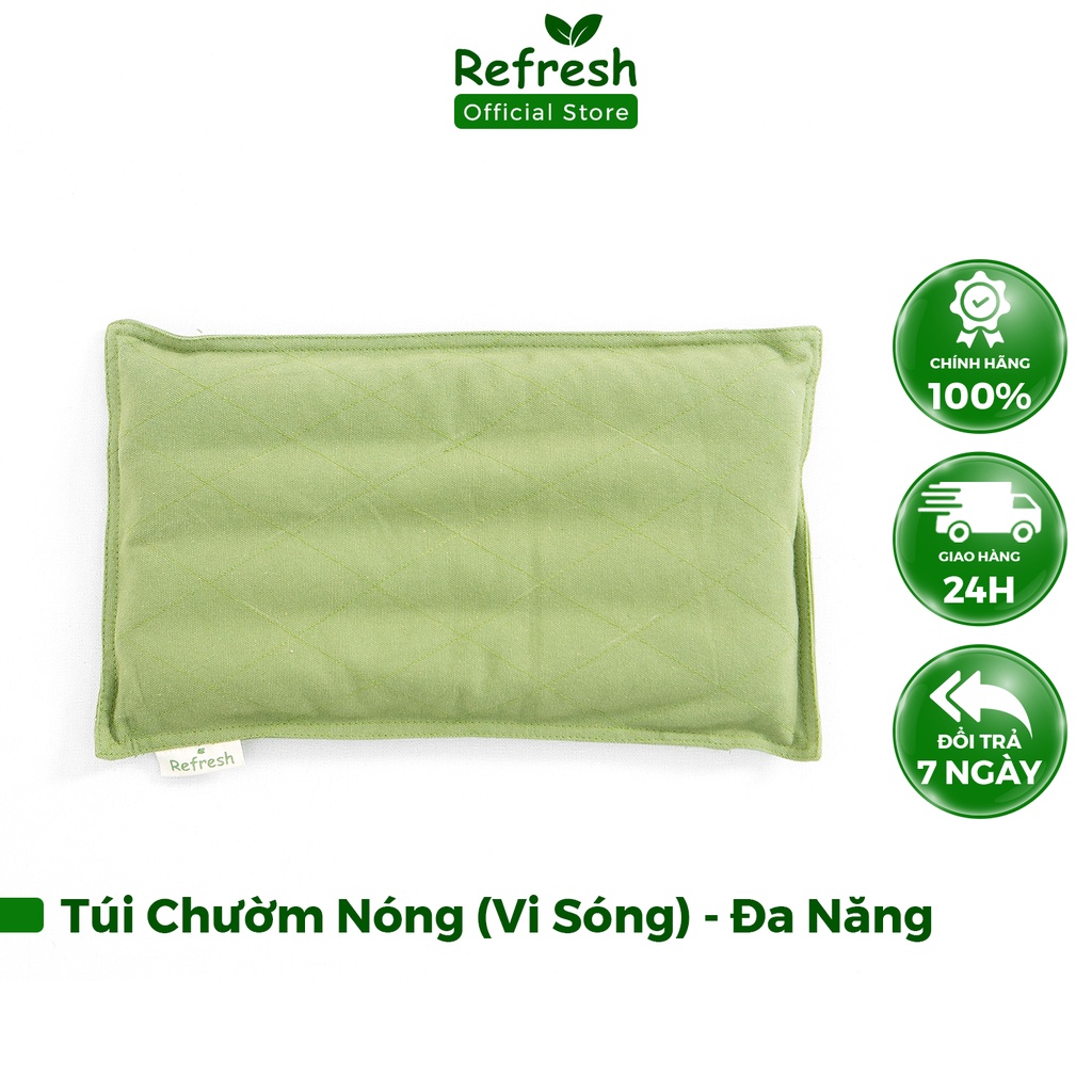 Túi Chườm Nóng, Chườm Lạnh Thảo Dược Đa Năng REFRESH Giảm Đau Cổ Vai Gáy, Lưng Hông, Đau Bụng, Đau Bụng Kinh