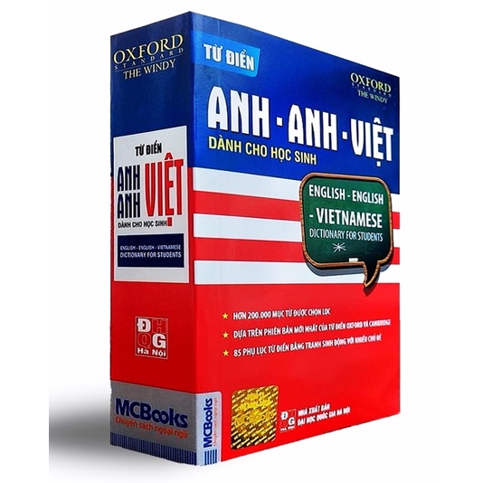 Sách - Từ điển Anh - Anh - Việt dành cho học sinh - Tái bản 2020 (MC)