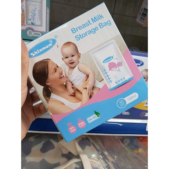 Hộp 30 túi trữ sữa Shinmom 100 - 150ml