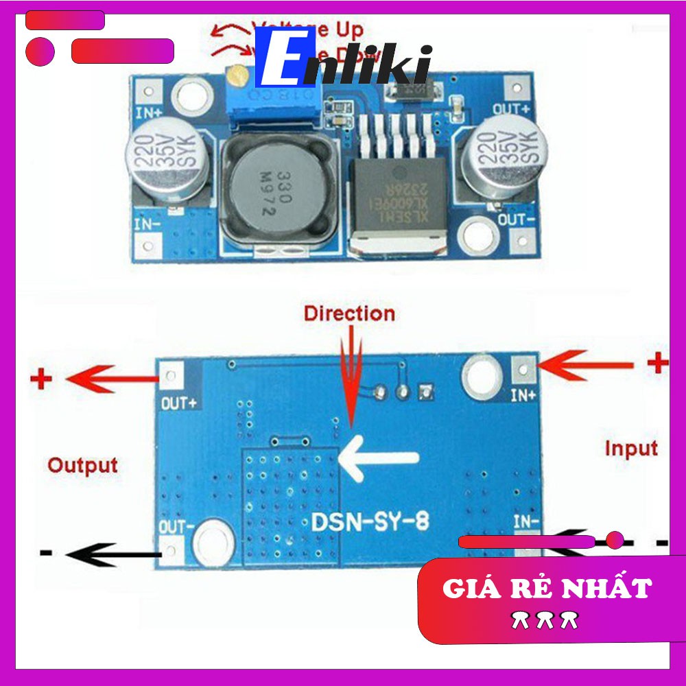 XL6009 Mạch Nguồn Tăng Áp BOOST DC-DC 4A