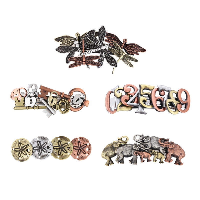 Kẹp Tóc Nhiều Kiểu Dáng Phong Cách Gothic