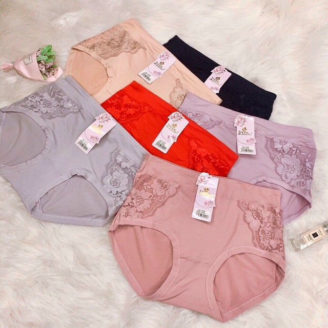 Quần lót trung niên , quần lót lưng cao , cotton thời trang