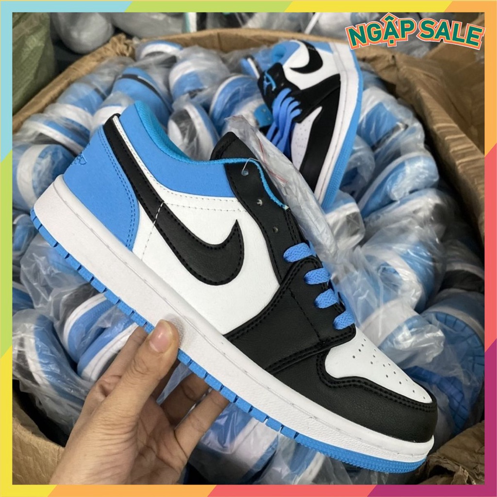 ⚡️GIÁ SỐC⚡️[Ảnh thật do shop tự chụp 100%] Giầy thể thao sneaker cổ ngắn black laser blue low xanh đen ôm chân