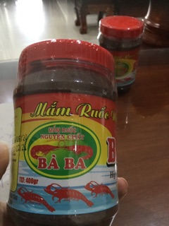 Mắm Ruốc Bà Ba loại 1 (400gr)