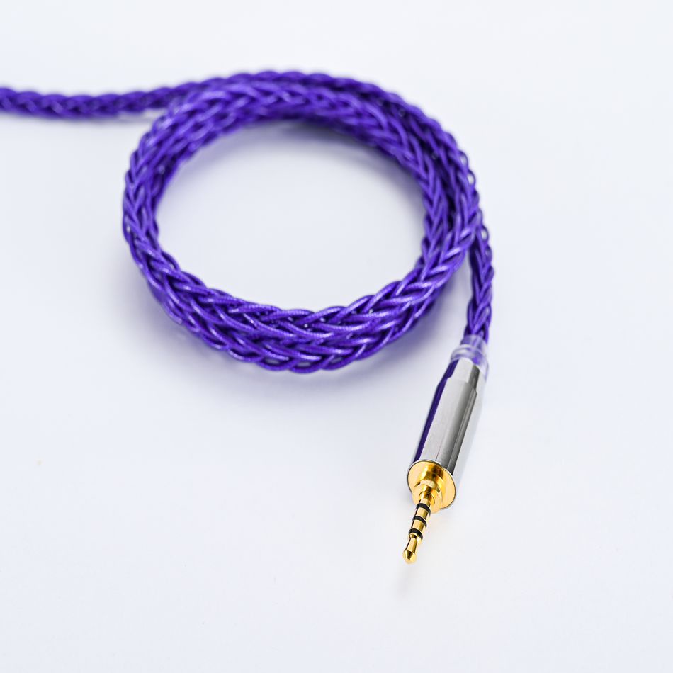 Dây Cáp Tai Nghe Mạ Bạc 8 Sợi Chất Lượng Cao