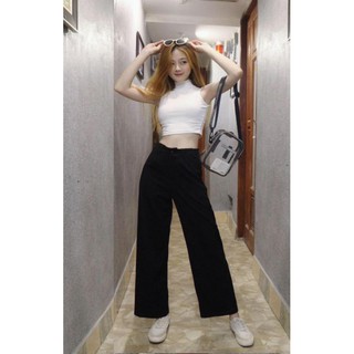 áo croptop ba lỗ cổ lọ