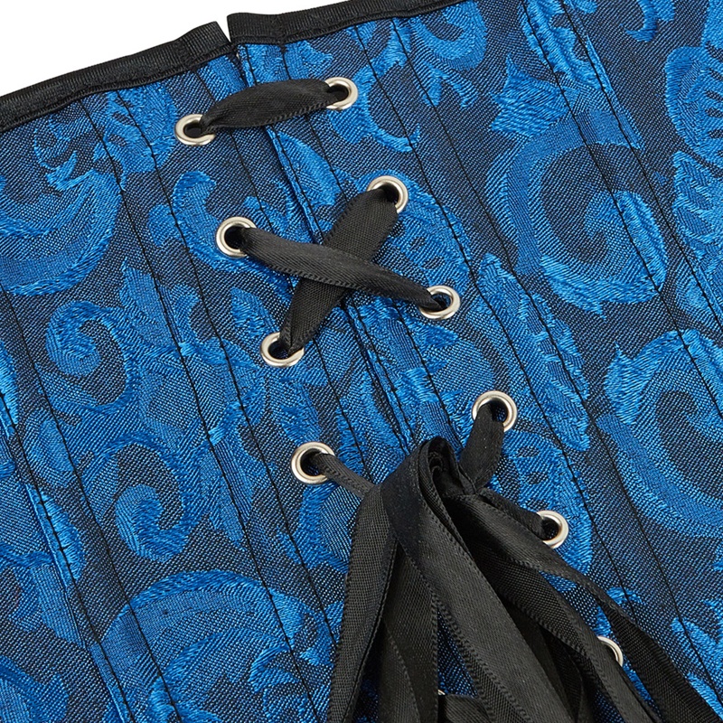 Áo nịt ngực vải Jacquard nâng ngực hở lưng đan dây tôn eo