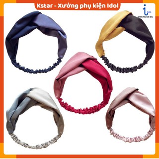 Băng đô phối 2 màu phong cách Hàn Quốc