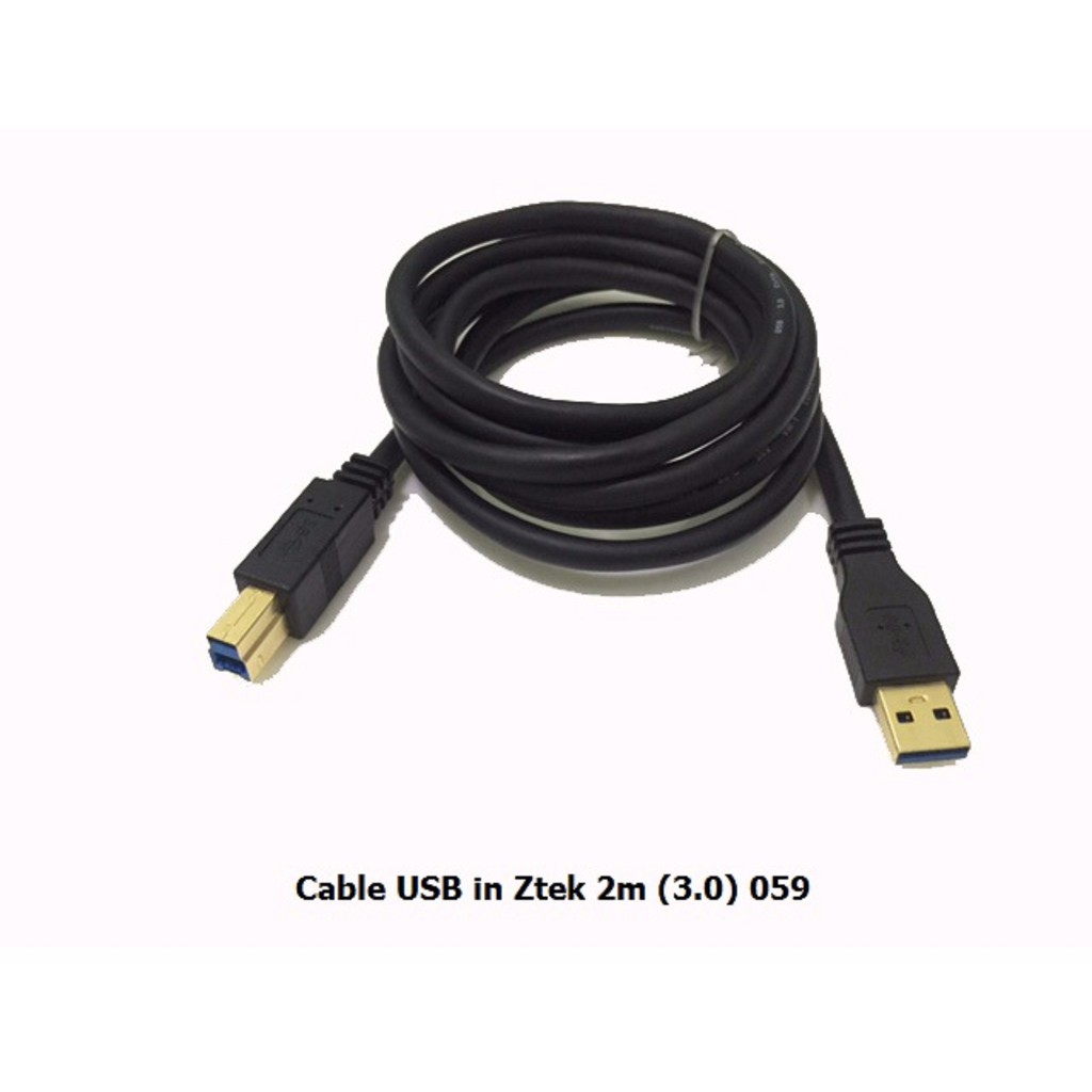 Cáp usb máy in 3.0 Z-TEK 2m 059 cáp usb in