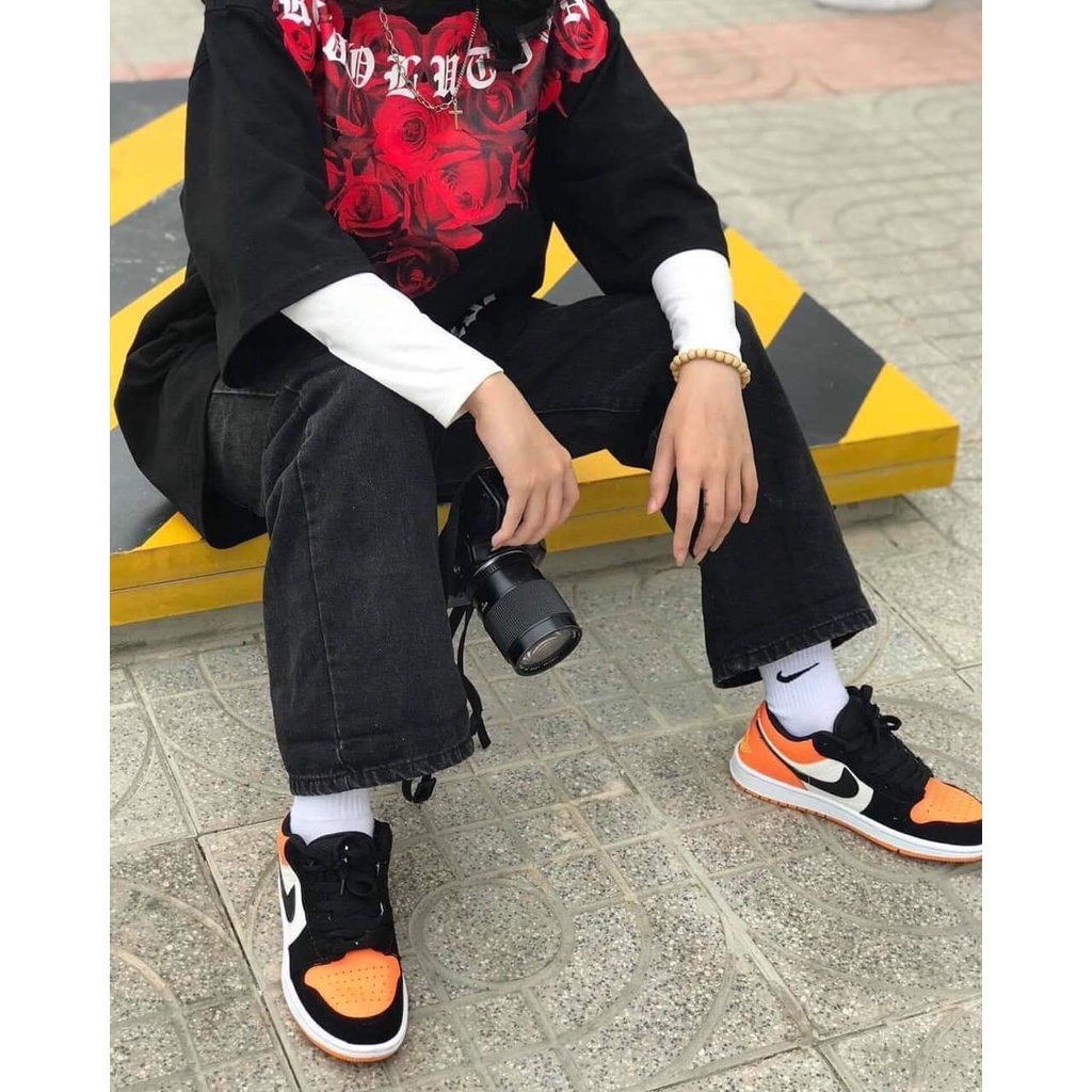 Thun tay lỡ in nổi họa tiết hoa hồng