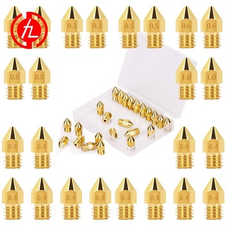Set 24 vòi phun mk8 0.2mm 0.3mm 0.4mm 0.5mm h3vn chuyên dụng cho máy in 3d