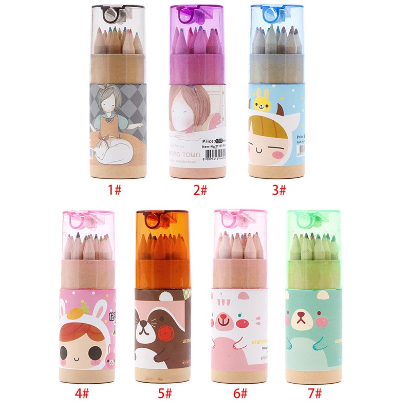 Set 12 Bút Chì Màu Vẽ Phác Thảo Chuyên Nghiệp