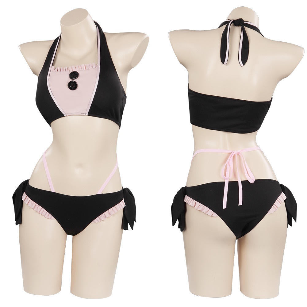 In Stock my Hero Academia Uraraka Ochako Cosplay quần áo quần bơi bầm dập đồ dạ hội Halloween