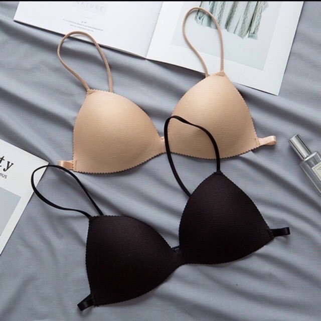 Áo Lót Nữ Không Gọng Nâng Ngực - Áo Bra nữ 2 dây hở lưng nâng vòng một gợi cảm mẫu 818 đệm tim