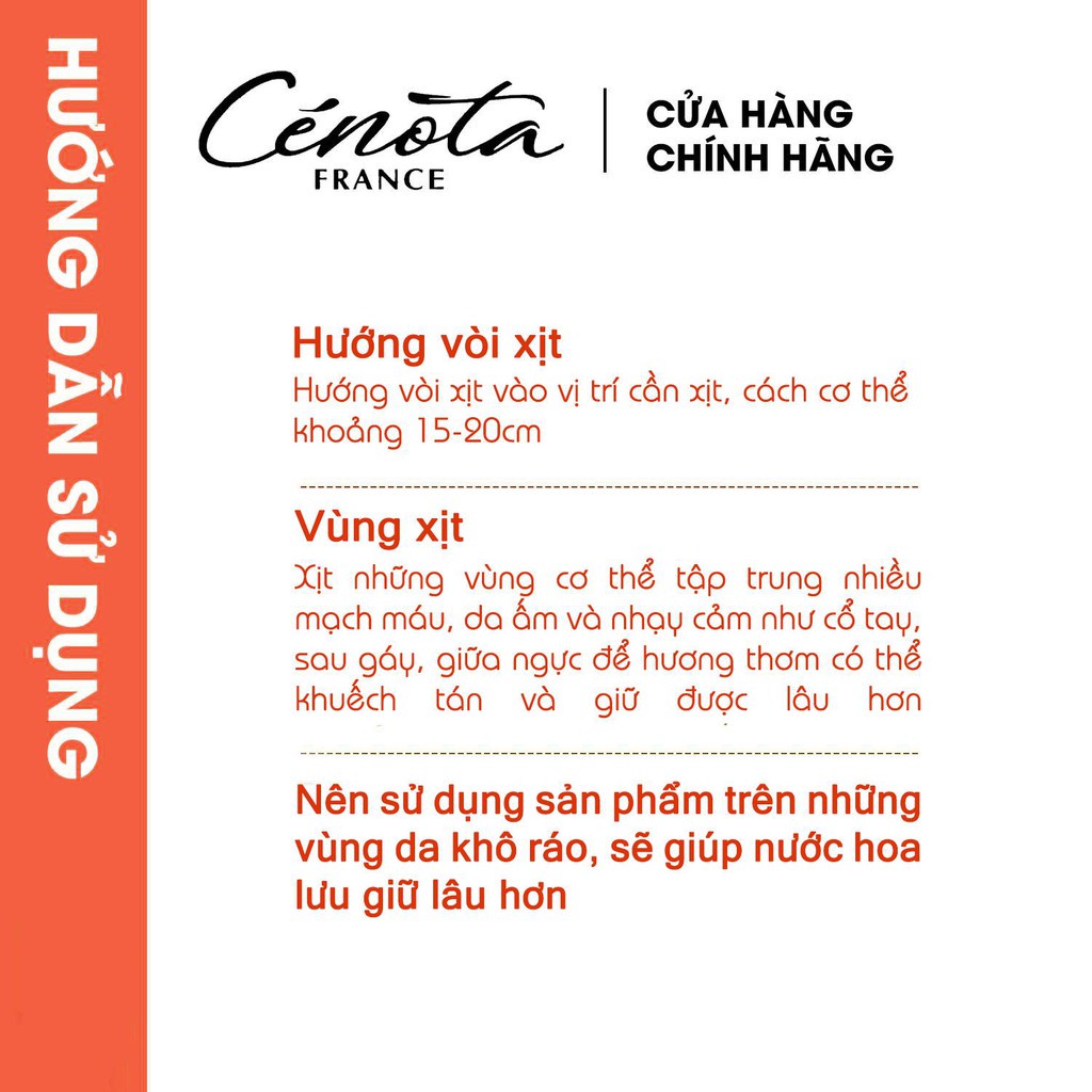 Nước hoa nữ Cénota So Sexy 60ml, nước hoa nữ lưu hương lâu, quyến rũ | Thế Giới Skin Care