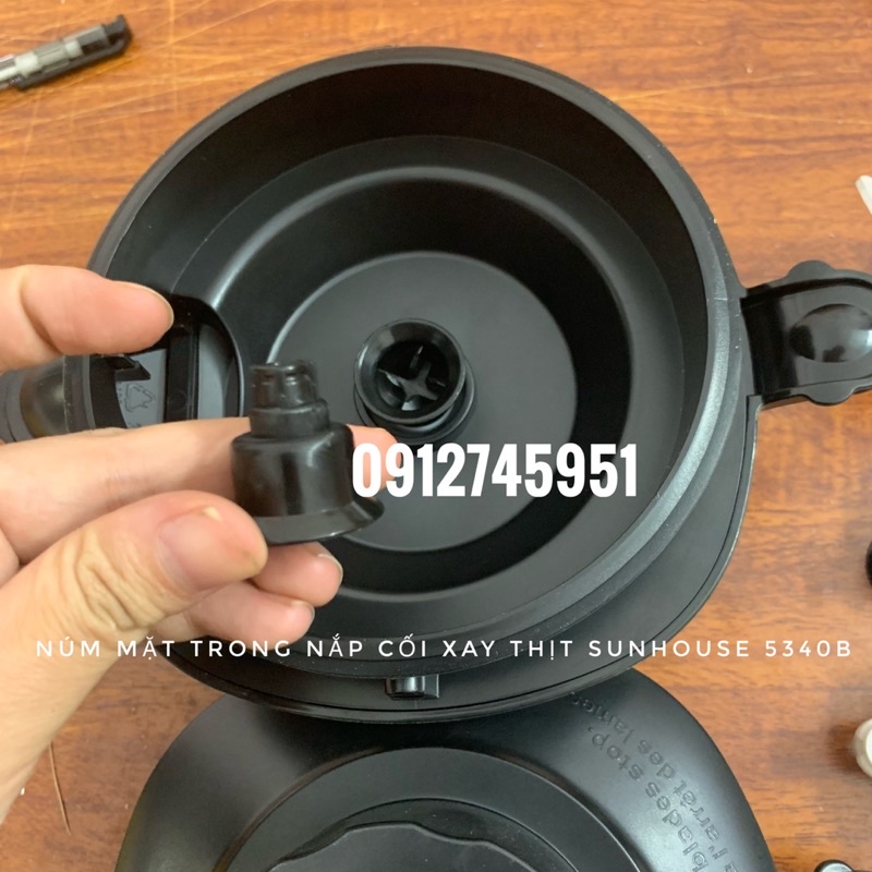 PHỤ KIỆN NẮP CỐI THỊT MÁY XAY SUNHOUSE MAMA SHD5340B SHD5341G SHD5340 SHD5341