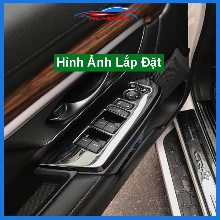 Ốp nội thất CR-V CRV 2018-2019-2020-2021-2022 vân Titan bảo vệ chống trầy xước và làm đẹp xe
