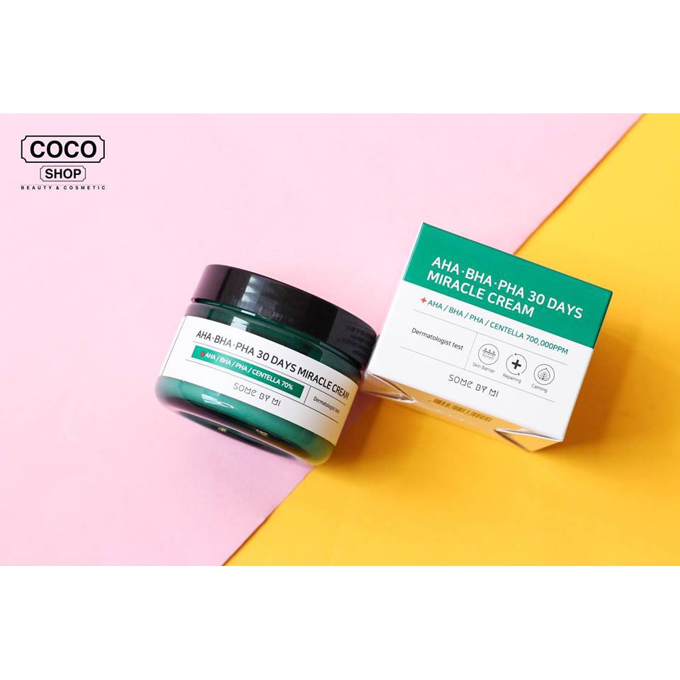 Kem Dưỡng cho da Mụn Some By Mi AHA-BHA-PHA 30Days Miracle Cream