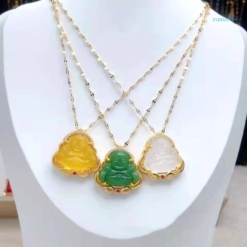 Mặt Vòng cổ Hình Phật Bằng Resin Thời Trang Ấn Tượng Cho Nam Và Nữ
