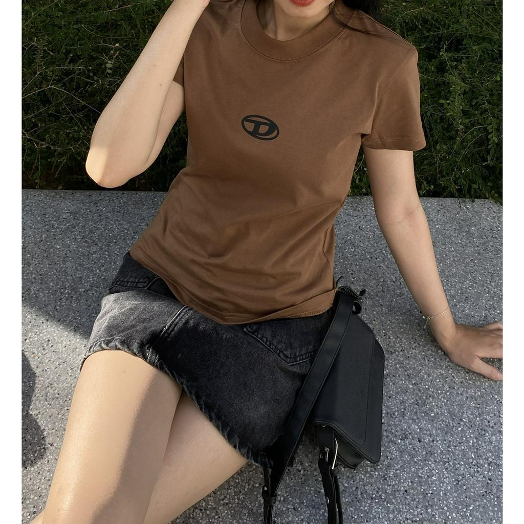 Áo Thun Babytee Logo D - Damiese Cotton 100% 250gsm