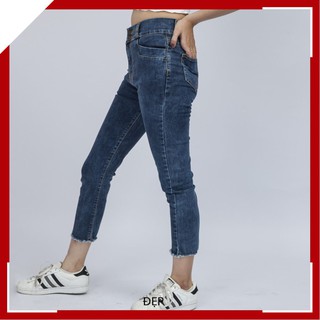 Quần Jean Nữ Cạp Cao 2 Nút Co Giãn Thời Trang Cao Cấp QR09. ALOGYM_SHOP