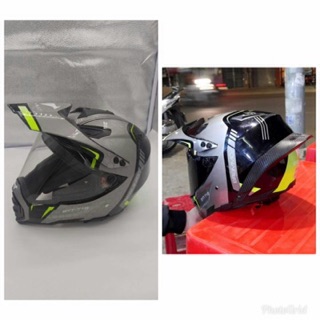 Đuôi gió nón bảo hiểm vân carbon