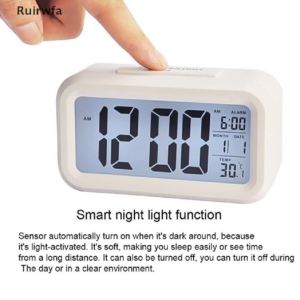 Đồng Hồ Điện Tử Để Bàn Với Đèn LED Kỹ Thuật Số