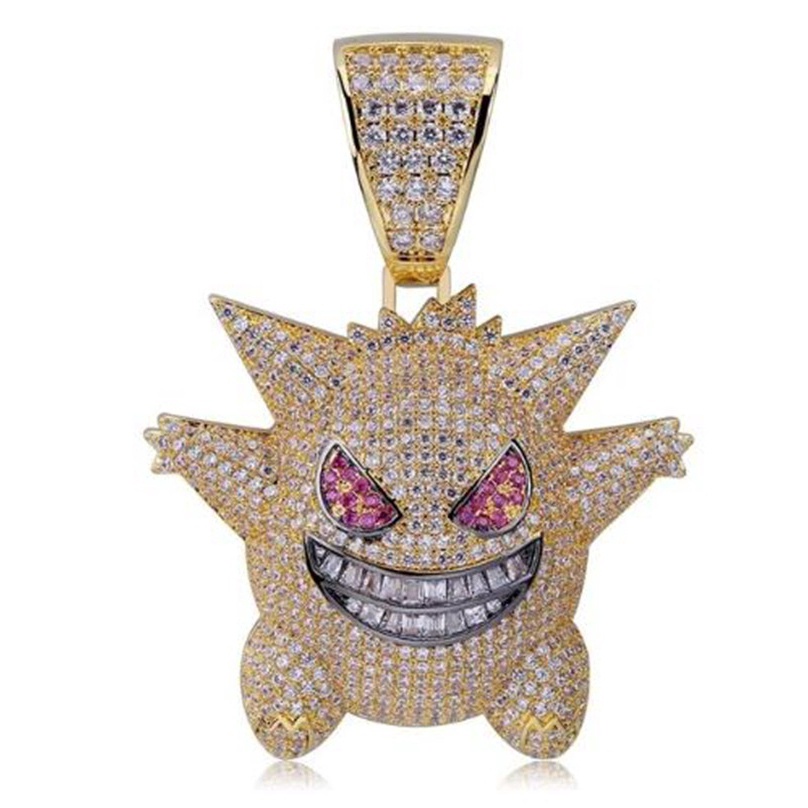 Dây Chuyền Mặt Hình Mặt Nạ Phong Cách Hip Hop Thời Trang Cho Nam