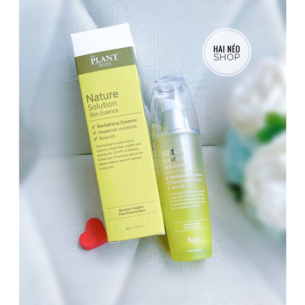 [ĐỌC KỸ MÔ TẢ] Tinh chất cấp ẩm căng mọng và tái tạo da lão hóa, khô sạm, sần sùi, lỗ chân lông to The Plant Base Bamboo