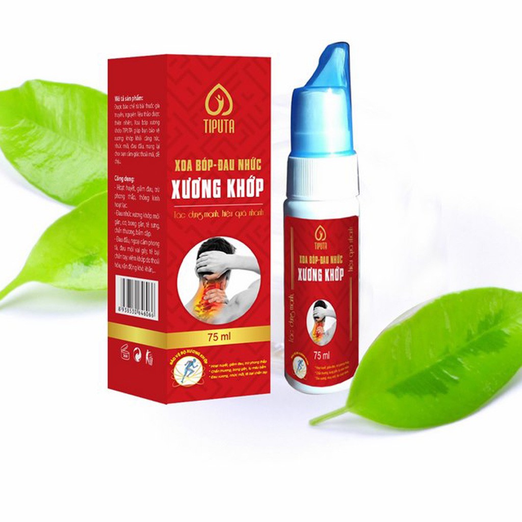 [Thuoc Tri Xuong Khop] Xịt Xoa Bóp Xương Khớp TiPuTa