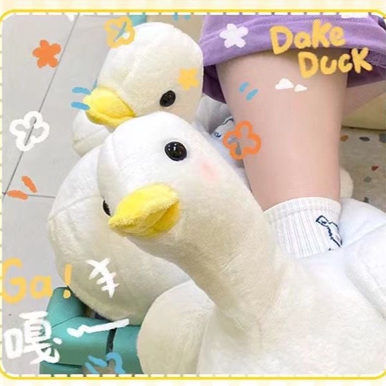 Dép Bông Đi Trong Nhà Hình Vịt Con Dễ Thương Giữ Ấm Cho Nam Và Nữ