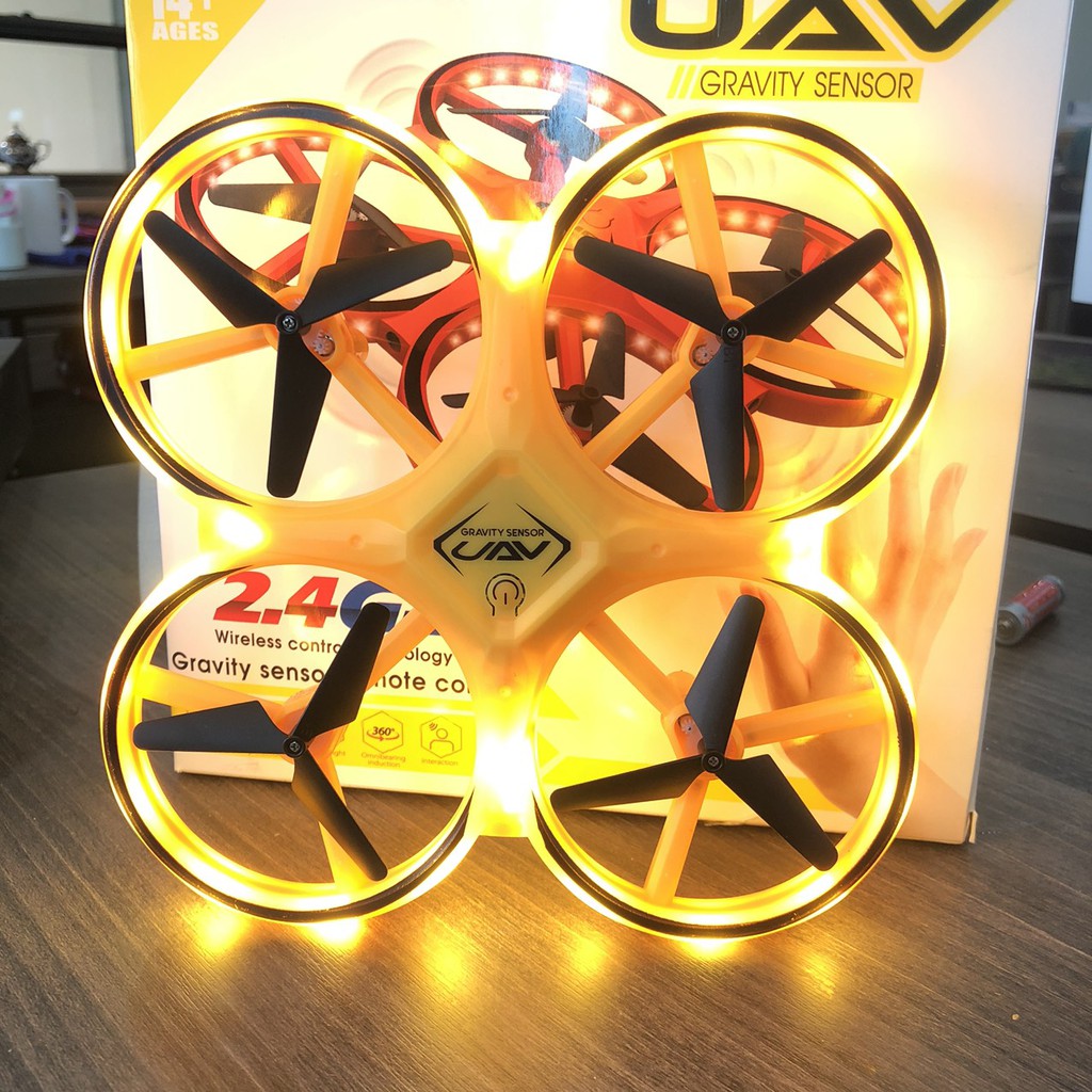 Máy Bay Điều Khiển Từ Xa UAV - FireFly - Trực Thăng 4 Cánh - Điều Khiển Bằng Cử Chỉ -dc3681