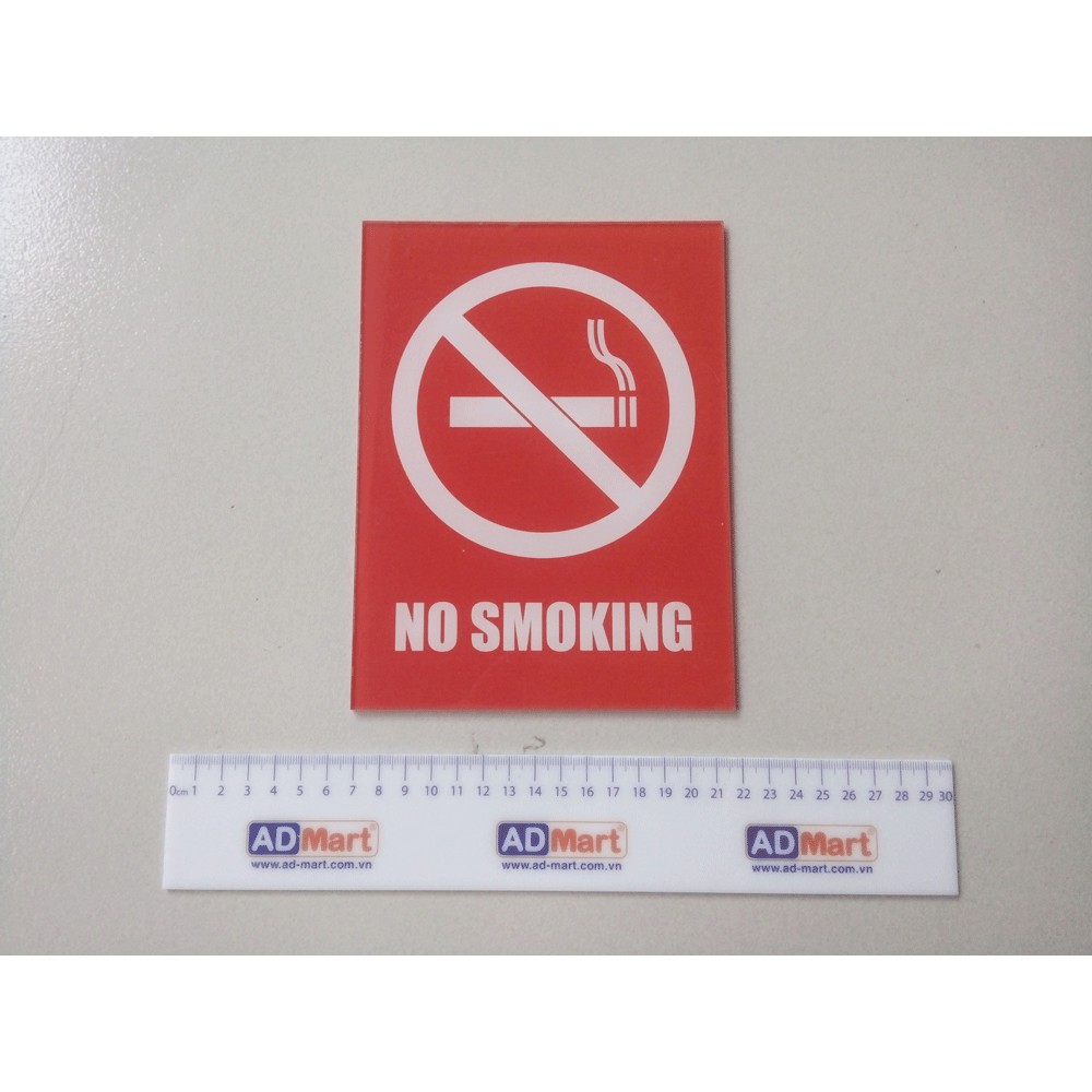 Biển cấm hút thuốc no smoking