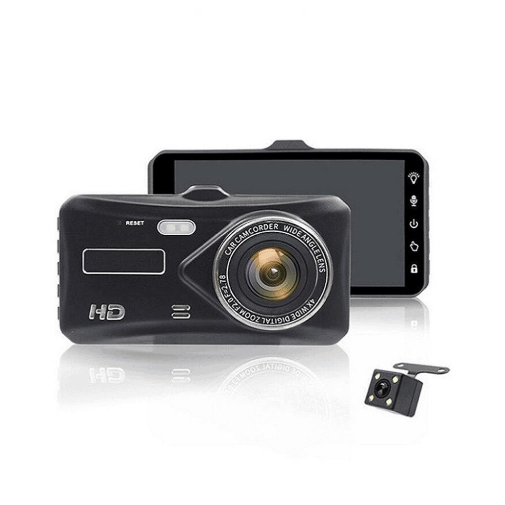 Camera hành trình kép trước sau Dual Lens dành cho xe hơi hỗ trợ full HD - tích hợp màn hình cảm ứng