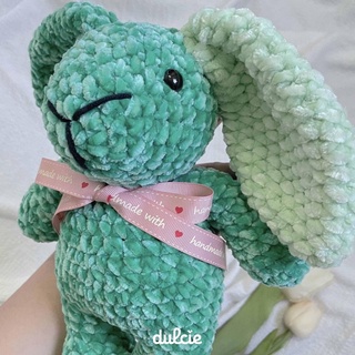 [ Nhắn tin chọn màu trước khi đặt] Thỏ Tai Dài Len Nhung Mềm Mượt